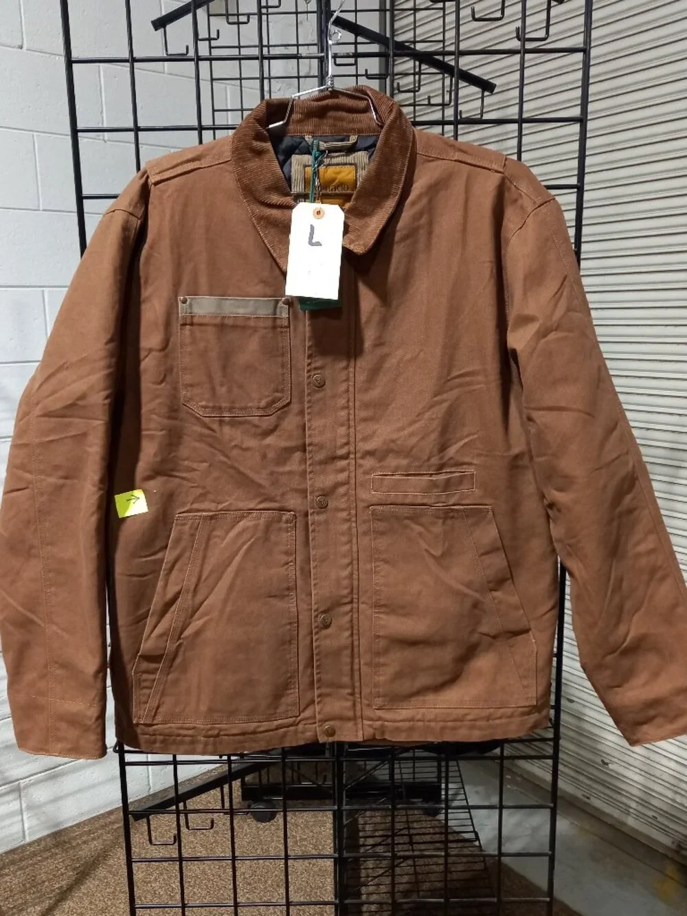 CANVAS CONCEALED CARRY JACKET - Brown | Large - Picture 2 of 6